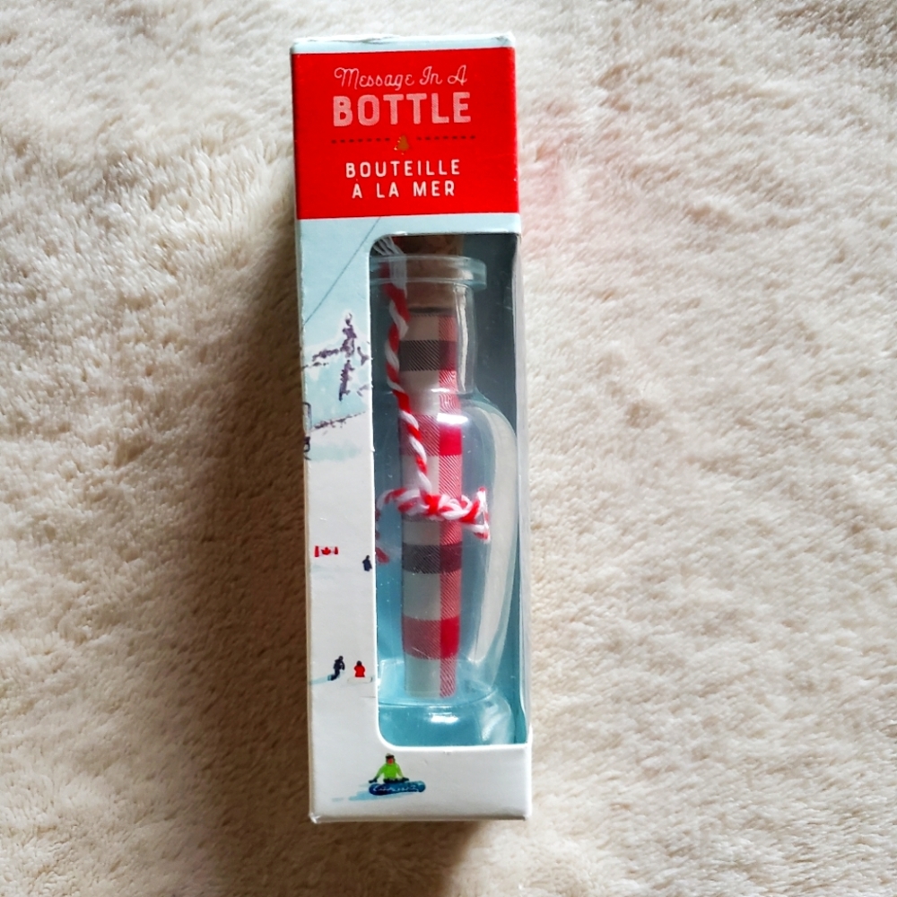 🎄📣5 for $20!📣 Indigo Holiday Message In A Bottle NIB